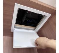 Magnetic Access Panel for Ceiling or Wall, Push-to-Open Inspection Hatch for Plumbing and Service Doors