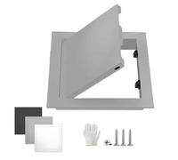 Magnetic Access Panel for Drywall 20.3x20.3cm 20.3x45.7cm 45.7x81.3cm Wall Hole Cover Plate Plumbing Access Panel Doors Thickened Aluminum for Ceiling Attic Bathroom HVAC(Gray,40.6x81.3cm)