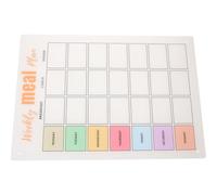 Magnetic Acrylic Menu Board for Fridge, Smooth Writing Meal Planner