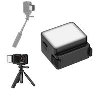 Magnetic Action5 Pro Mini Light,IPX5 Waterproof Rechargeable LED Fill Light | for Osmo Action 5 Pro 4 3 Camera Cage with 3 Brightness Adjustable, Action Camera Accessories for Selfie Vlog Recording