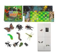 Magnetic Activity Book - Educational Magnetic Toy with Movable Joints, Interactive Learning Worm Toy for Preschoolers Boys Girls, Car Travel Airplane Rides Home Garden Park Play