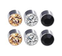 Magnetic Acupressure Slimming Earrings, Magnetic Therapy Earrings, Non Piercing Acupressure Earrings, Lymphatic Drainage Therapeutic Magnetic Earrings, Men's And Women's Earrings (3Pairs-A)