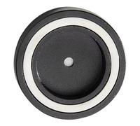 Magnetic Adhesive Wall-mounted Hair Dryer Attachment Holder for Smoothing Nozzle, No Drill Installation, Space-saving Hair Dryer Parts Stand for Bathroom Use