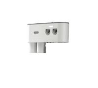 Magnetic Adsorption Toothbrush， Holder Wall-mounted Double Automatic Toothpaste Dispenser Rack(02)