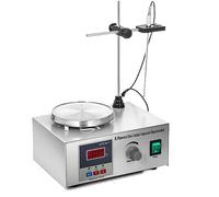 Magnetic Agitador with Hot Plate Electric Shaker Mixer Portable Blender Stirrer Bar for Chemical Lab(1 Heads)