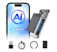 Magnetic AI Voice Recorder-73H Battery, Transcribe&Summarize with AI Noise Cancellation, USB-C Charge Recording Device, 64GB Audio Recorder for Lectures, Meetings, Calls, Interviews, 112 Languages