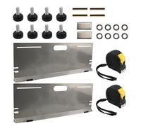 Magnetic Alignment Tool - Heavy Duty Balance Plate Professional Measuring Device | Front End Precision Tool with 2 Tape Measures, Reliable Tire Adjustment Plate for Vehicle Maintenance and Motorcycle