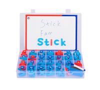 Magnetic Alphabet Kit - Classroom Magnetic Alphabet Letters Set, Colorful Spelling Learning Pieces, Educational Play | Preschool Kids Boys Girls Literacy Practice Home School Teaching Tool
