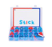 Magnetic Alphabet Learning Set, Class Set With Magnetic Letters, 104/208pcs Magnetic Alphabet Kit With Uppercase And Lowercase Letters For Kids Nursery Schools Home