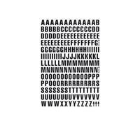 Magnetic Alphabet Letters, 23H, White