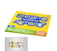 Magnetic Alphabet Letters - Interactive Animal Cognitive Enrichment Games, Heavy Duty Educational Creativity Utilities Tools, Full Set of Multi-Color Alphabet | Uses