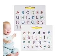 Magnetic Alphabet Letters Practice Board, Double-Sided Tracing Educational Toy for Kids, Fun Learning Activity for Boys and Girls