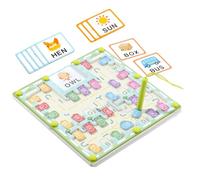 Magnetic Alphabet Maze, Letter Puzzle Game, 7.28x7.52x0.59 Inches, Board Preschool Learning Toy, Alphabets Recognition Skill, Fun Educational Play for Kids Boys, Multicolor