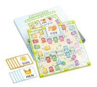 Magnetic Alphabet Maze, Letter Puzzle Toddler Toy, Educational Learning Board, Fine Motor Skill Development, 7.28x7.52x0.59 in Ideal for Home, Nursery, Daycare, Preschool