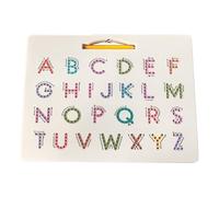Magnetic Alphabet Tracing Board - Double-Sided Letter Toy | Writing Puzzle Sensory Toy For Kids Learning Preschool Classroom Kindergarten Homeschool