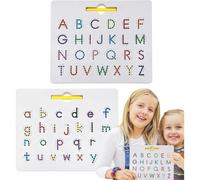 Magnetic Alphabet Tracing Board - Double-Sided Uppercase & Lowercase Writing Toy for Kids, Montessori ABC Learning Board, STEM Educational Gift for Toddlers, Classroom & Home Use
