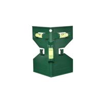 Magnetic Angle Meter with 3 Levels for Professional Fence Post and Carpentry Work (Green)