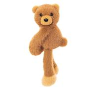 Magnetic Animal Toys, Magnetic Bear Dolls, Adorable Sticker Doll with Magnet 11.81inches, Home Decor for Fridges, Desks, Lockers, Kids, Travel, Table, Bedroom, Classroom Studio Pink and Brown