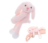 Magnetic Animal Toys, Magnetic Bear Dolls, Adorable Sticker Doll with Magnet 11.81inches, Home Decor for Fridges, Desks, Lockers, Kids, Travel, Table, Bedroom, Classroom Studio Pink and Brown