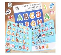 Magnetic Animals Alphabe Magnetic Letters Learning Board, Abc Fridge Magnets Educational Letter With 26 Magnetic Uppercase & 52 Lowercase Letters For Kids Boys Girls Preschool Learning