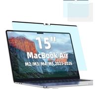 Magnetic Anti Blue Light Screen Protector for MacBook Air 15 Inch (2023-2026, M2, M3, M4. M5), Removable MAC 15.3" Blue Light Filter , Bubble-Free Install , Eye Protection Glare Laptop Screen