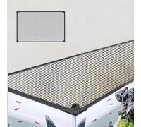 Magnetic Aquarium Anti-Jumping Net Cover Mesh, Transparency DIY Mesh Lid to Protect Fish Jumping Out of Fish Tank(15x15CM/5.91x5.91in)