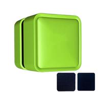 Magnetic Aquarium Cleaner - Double Sided Glass Scraper Brush, Strong Algae Removal Tool, Storage Box Set | Replaceable Parts Cleaning System for Fish Tank Inner Wall Maintenance Use