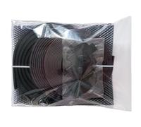 Magnetic Aquarium Mesh Cover Anti-Jumping Net Cut to Size Black Multiple Sizes(Length:30cm,Width:18cm)