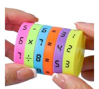 Magnetic Arithmetic Learning Toy, Kids Educational Math Game Cubes, Interactive Multiplication Numbers Cylinder Toy For Early Math Skills Learning