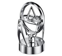 Magnetic Art Desk Toy - Orbital Perpetual Motion Ornament, USB Powered Sculpture, High-Tech Newton For Home Decor & Office, Hypnotic Science Physics Toy | For Gifting