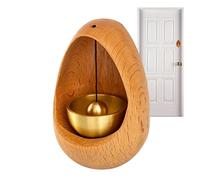 Magnetic Attached Wooden Doorbell, Shop Owner Bell for Opening the Door | Magnetic Wooden Bell with Clear Sound | Entrance Doorbell, Gate Bell, Welcome Cute Decorative Doorbell for