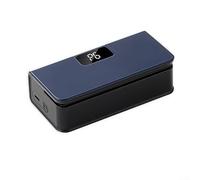 Magnetic Attachment USB Food Sealing Machine Cordless Electric Mini Sealer with LED Display and Multiple Modes (Blue)