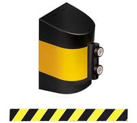 Magnetic Attraction Retractable Belt Barrier, 2/3/5/10 M Wall for Area or Queue Crowd Control(A,10M(32FT))