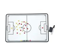 Magnetic Backing Dry Erase Soccer Coaching Sheet, Soccer Tactics White Board for Coaches, Teaching Tools for Classrooms