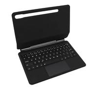 Magnetic Backlit Keyboard Case for Tab S7 S8 S9 S9FE TouchPad Multi Touch Trackpad Pencil Holder for Business Travelers and Students PU Leather+ABS+Aluminum Alloy