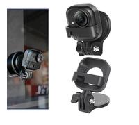 Magnetic Backplate Mount Base for Insta360 Go Ultra, Quick Release Mount Bracket 90° Rotating Folding Stand Adjustable Desktop Bracket for GO Ultra Camera (Magnetic Backplate Base+Power Suction Cup)