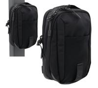 Magnetic Bag Company - Black Crossbody Bag Sling Chest Bag for Men and Women | Magnetic Gym Bag for Gym, Travel, Work, and Sports | Keep Your Items Off the Dirty Gym Floor with Magnetic Attachment,