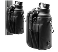 Magnetic Bag Company - Magnetic Bottle Bag Sling Bag for Men and Women | Magnetic Gym Bag for Gym, Travel, Work, and Sports | Keep Your Items Off The Dirty Gym Floor with Magnetic Attachment, Black,