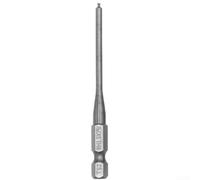 Magnetic Ball Hex Screwdriver Bit Set 75mm Heavy Duty Alloy Steel for Impact Driver Restricted for access RH1.5-RH10(RH1.5 * 75mm)