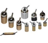 Magnetic Ball Joint with Threaded pin Neodymium Ø 10 mm M3x12 fit Tolerance h6 - Holds 1,8 kg - Strong Ball Joint Rare Earth Magnets - Operating Temperature: Max. 100 °C