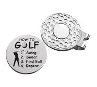 Magnetic Ball Marker Hat Clip Magnetic Hat Clip, Gloves Holder | Ball Markers Hat Clips Sets Dad, Husband, Grandpa, Men, Women, Golfers, Birthday, Fathers Day, Outdoor Sport, Hobby