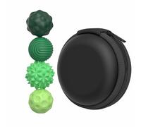 Magnetic Balls Fidget Toy, Mini Magnets Balls, Magnets Fidget Balls for Adults Kids, Silicone Ball Tactile Fidget Toys,Stress Relief Anti Stress Sphere Magnets for Relax/Anxiety/Tension (Green, 4PCS)