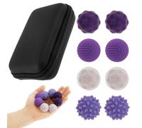 Magnetic Balls Toy Silent Stress Relief Sensory Toy Silicone Magnetic Ball Magnetic Sensory Ball Toy Sensory Magnet Balls Fun Textures Gadgets for Autism ADHD Anxiety Adult Kid (purple)