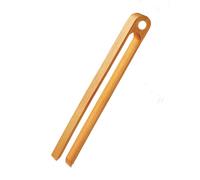 Magnetic Bamboo Toast Tongs - Reusable Wooden Kitchen Tongs for Cooking & Serving, Mini Utensils for Toasts, Snacks & More - Eco-Friendly & Durable Design