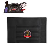 Magnetic Barber Mat, Barber Tool Mat Barbershop Salon Pad Table Matt Counter Tool Organizer for Pro Hairstylist