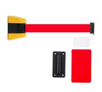 Magnetic Barrier Tape Retractable ， Retractable Isolation Barrier Multi 2-10m For Hotels Parks Museums Galleries(Yellow - Not Drillable,5m)