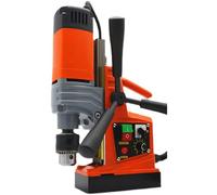 Magnetic Base Drill, Magnetic Suction Electric Bench Drill, Forward/Reverse with Strong Magnetic Base, Twist Drill for Metal/Steel, Precision Drilling in Workshop