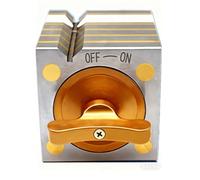 Magnetic Base Holder 100X100mm Precision Measuring Table 0.005mm Slot Width 21mm Copper Bar Width 4mm Switching Control for Industry Laboratory