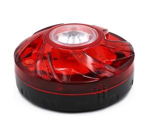 Magnetic Base LED Emergency Warning Lights for Vehicles, Battery Operated Flashing Beacon for Traffic Control, Disaster Scenes