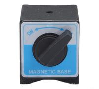 Magnetic Base M8 with On/Off Switch for Dial Indicator Holder and Machine Measuring Devices - Strong Holding Magnet 50 x 63 x 55 mm